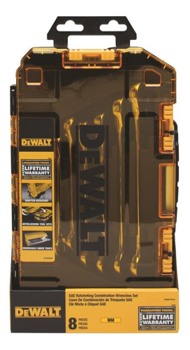 Juego De Llaves De Trinquete Dewalt, Métricas, 8 Piezas (dwm