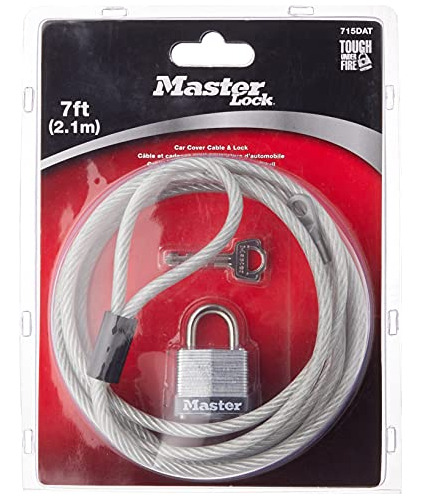 Master Lock 715dat Cable De Cubierta Para Automóvil De Acer