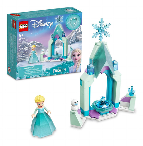 Lego Disney Elsas Castle Courtyard 43199 Conjunto De Edifici