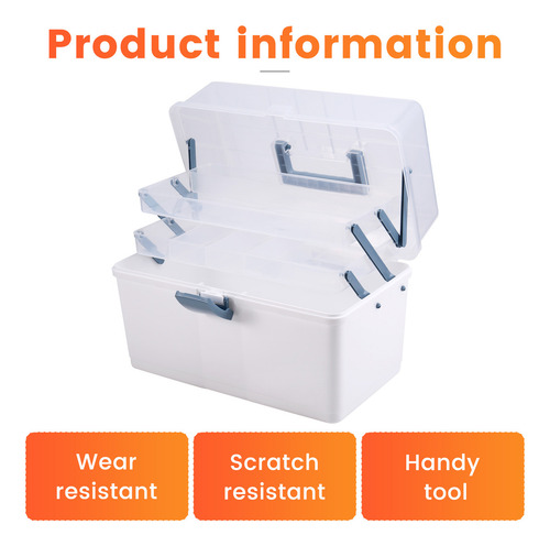 Caja De Herramientas Portátil Multifuncional Para Almacenami