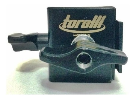 Imagem 2 de 10 de Clamp P/ Agogô Torelli Ta 440 + 1 Agogô Duplo Médio Torelli