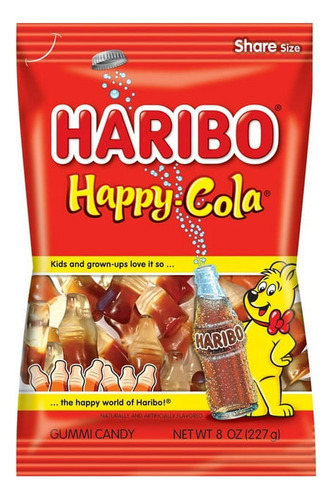 Gomitas Haribo Coquitas Sabor Colacoke 227grs. 2pack.