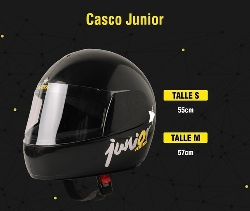 Casco Vertigo Junior Kids Niño/niña Negro