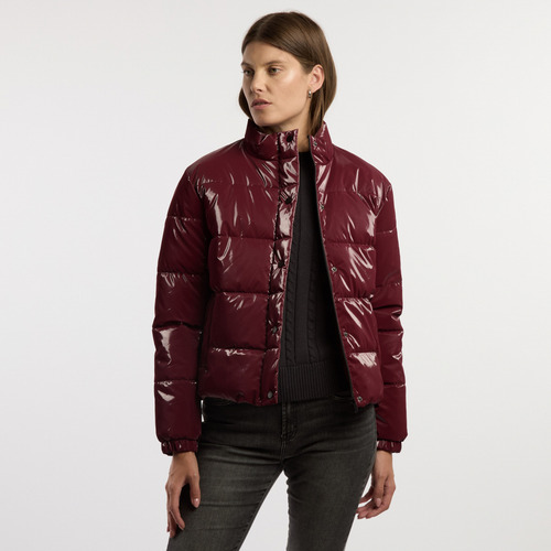 Campera Mujer Kevingston Boston Poliester Bordo