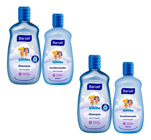  Kit 2 Shampoo 400ml + Condicionador Turma Da Xuxinha 210ml