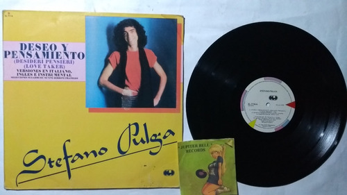 Stefano Pulga Love Taker Lp Italo Disco 1984 De Coleccion