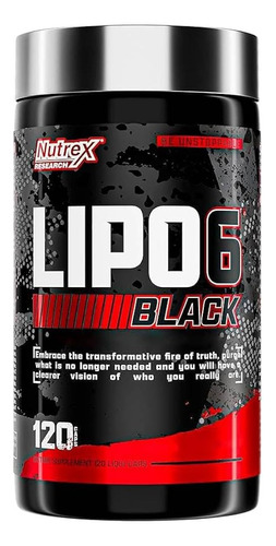 Pre Entreno Nutrex Lipo 6 Black 120 Capsulas Mercado Envios