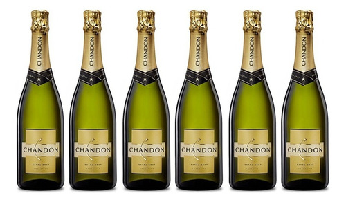 Champagne Chandon Extra Brut Caja X6 X750cc Envios