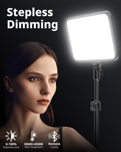 Luces Led De Estudio De 13 Pulgadas Con Soporte De Trípode D
