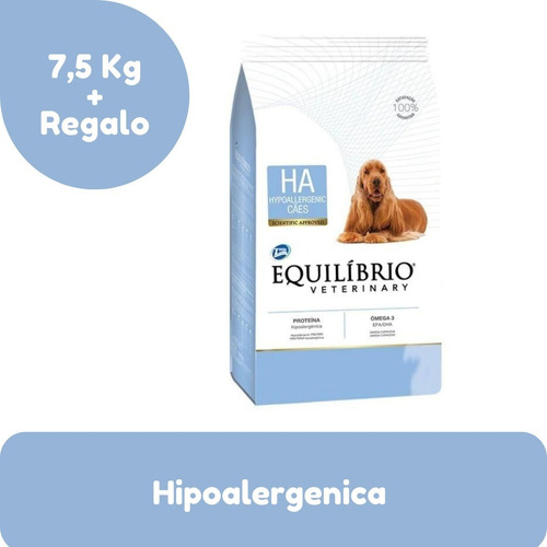 Racion Equilibrio Hipoalergenic 7, 5 Kg Con Regalo