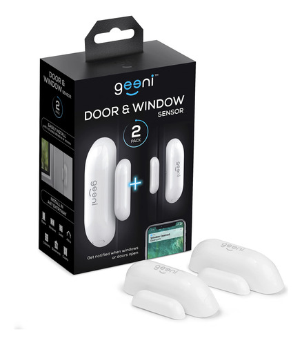 Sensor Puerta Wi Fi Ventana Color Blanco 2 No Requiere