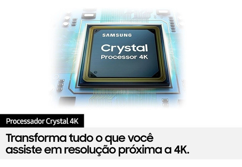 Smart Tv 50 Polegadas Crystal 4k Samsung 50au8000 3hdmi 2usb
