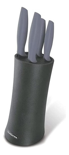 Juego de cuchillos Tramontina Onix de 5 piezas, color gris