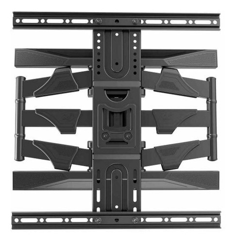 Imagen 7 de 9 de Soporte Para Tv Nb P6 De 40 A 75 +repisa Vidrio+kit Limpieza