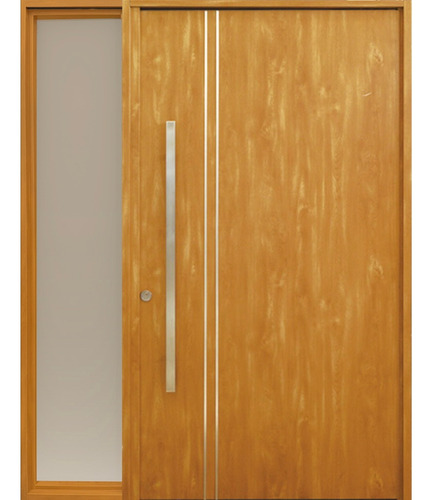 Pivotante Nexo Deluxe Wood Con Paño Fijo Lateral 176x226 Roble Americano
