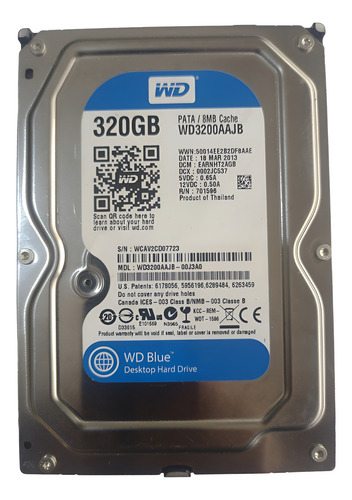 Disco Rigido Western Digital Wd Caviar Blue Wd3200aajb 320gb - Ide