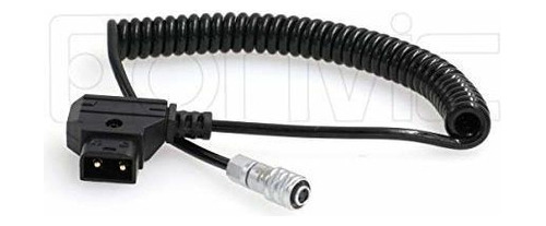 Eonvic Dtap A 2 Pin Cable En Espiral Para Blackmagic Pocket