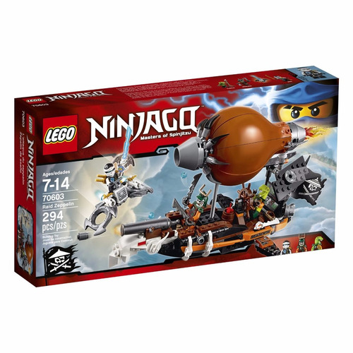 Lego Ninjago. Raid Zeppelin 70603 - Nuevo Original 294 Pcs
