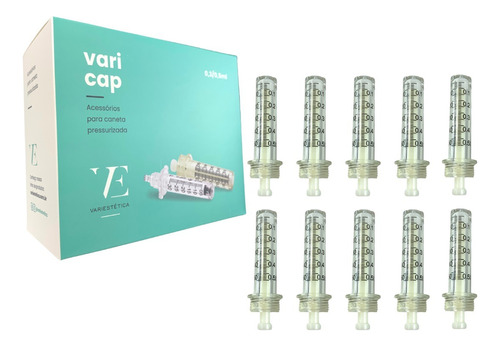 Kit 10 Seringas 5ml Ampolas Pressurizada C/ Anvisa Varicap