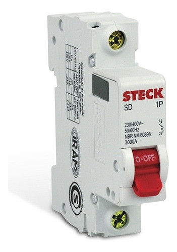 Interruptor Termomagnetico Termica 1x32a Steck - Sello Iram