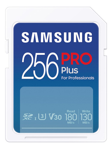 Tarjeta De Memoria Samsung Pro Plus 256gb Full Sdxc 