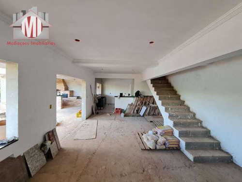 Linda Chácara Com 3 Dormitórios, Piscina, Jardim, Bairro Estruturado, À Venda, 1120 M² Por R$ 490.000 - Rural - Socorro/sp - Ch0914
