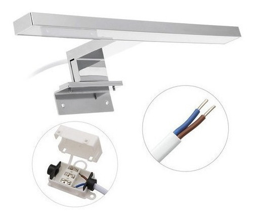 Lampara Pared Espejo Baño Led Moderno 30cm 5w