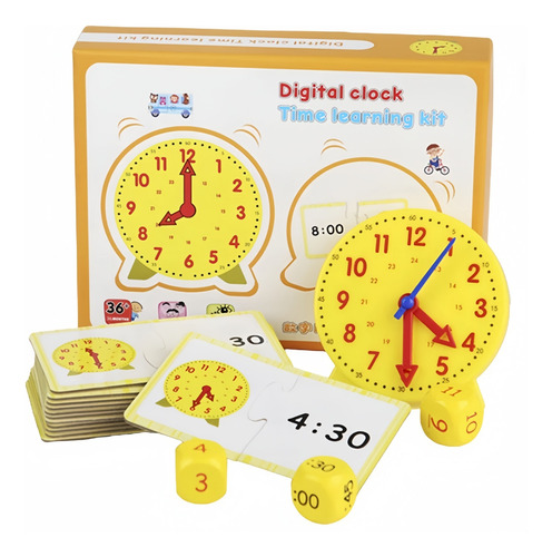 Juguetes Educativos Con Reloj Montessori Para Niños