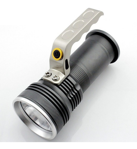 Imagen 6 de 10 de Linterna Recargable Led Potente Buscahuella Reflector Led T6