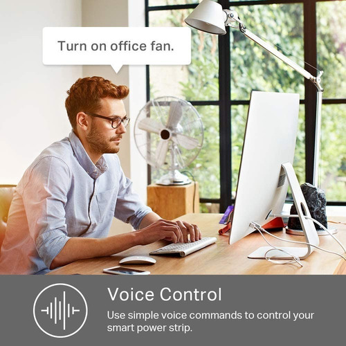 Regleta 6 Tomas Inteligentes 3 Usb, Funciona Con Alexa Y Goo