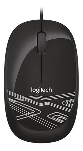 Mouse Logitech M105 Usb Óptico Pc Notebook Color Negro