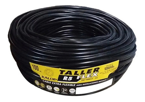 Cable Tipo Taller 2x1,5 Mm Rollo X 20m 