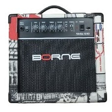 Imagem 1 de 2 de Amplificador Cubo Para Guitarra Borne Strike G30 15w London
