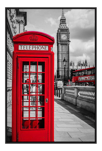 Cuadro Teléfono Londres 60x90