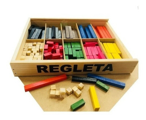 12 Cajas De Regletas Matemáticas Lisas De Madera Cuisenaire 