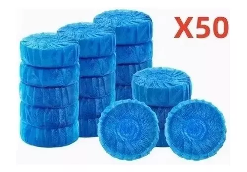 Pastillas WC 2 unidades agua azul 50 gramos MS