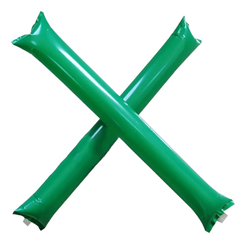 Colores Aplaudidores Inflables Sin Impresion 42pares/84pcs Verde