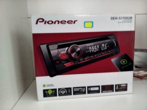 Autoradio Pioneer Deh-s1150ub Cd Usb Mp3 Modelo 2019