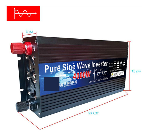 Inversor De Onda Sinusoidal Pura 12v 24v 48v 60v 220 3000w