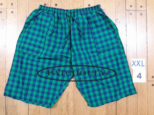 Imagen 2 de 2 de Bermuda Short Cuadrille Unisex Para Adultos De Verano Cortos