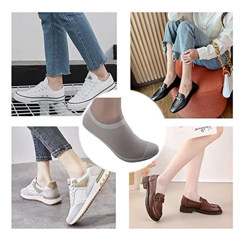 Phanously Calcetines Con Forro Ultrafino Antideslizantes Sin