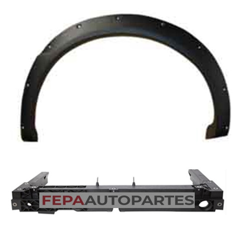 Moldura Guardabarro Trasero Fiat Uno Fire Way 2009 / 2013