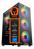 Comprar Pc Cpu Gamer Core I7 3.8ghz 16gb Ssd 480gb Fonte 650w + Wifi
