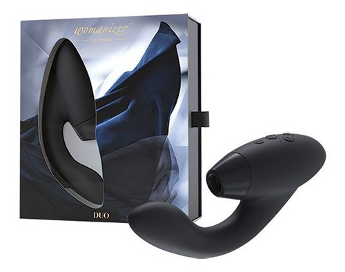 Womanizer Duo- Estimulador Succionador De Clítoris Y Punto G Color Black