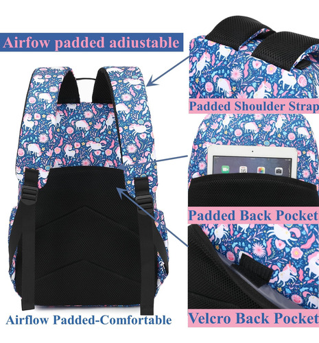 Leaper Girls Kawaii Mochila Para Computadora Portátil Para