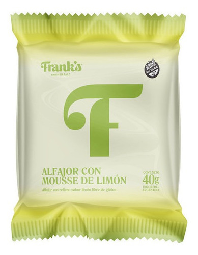 Alfajor Con Mousse De Limon Frank's X 8u