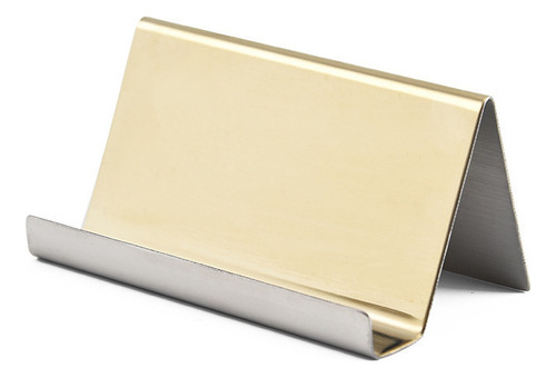 Wf Tarjetero De Mesa, Tarjetero De Acero Inoxidable, 2
