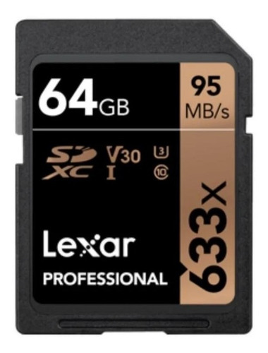 Tarjeta de memoria Lexar LSD64GCB1-633  Professional 633x 64GB