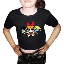 Comprar Crop Top  Para Chicas Chicas Superpoderosas