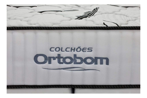 Conjunto Box-colchão Ortobom Hight Foam+cama Universal White Queen 158